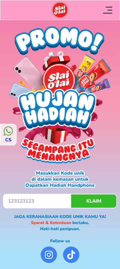 Slaiolai Hujan Hadiah