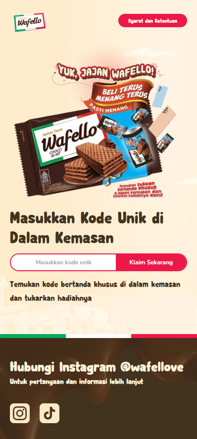 Wafello Pasti Menang